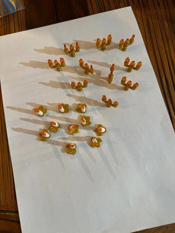 Lot de 10 chandeliers et 10 bougeoirs, accessoires Lego