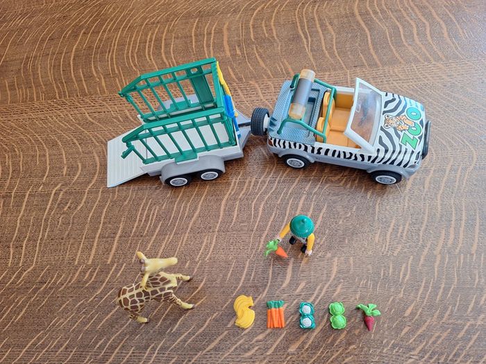 Playmobil jeep transport animaux 4855 - photo numéro 5