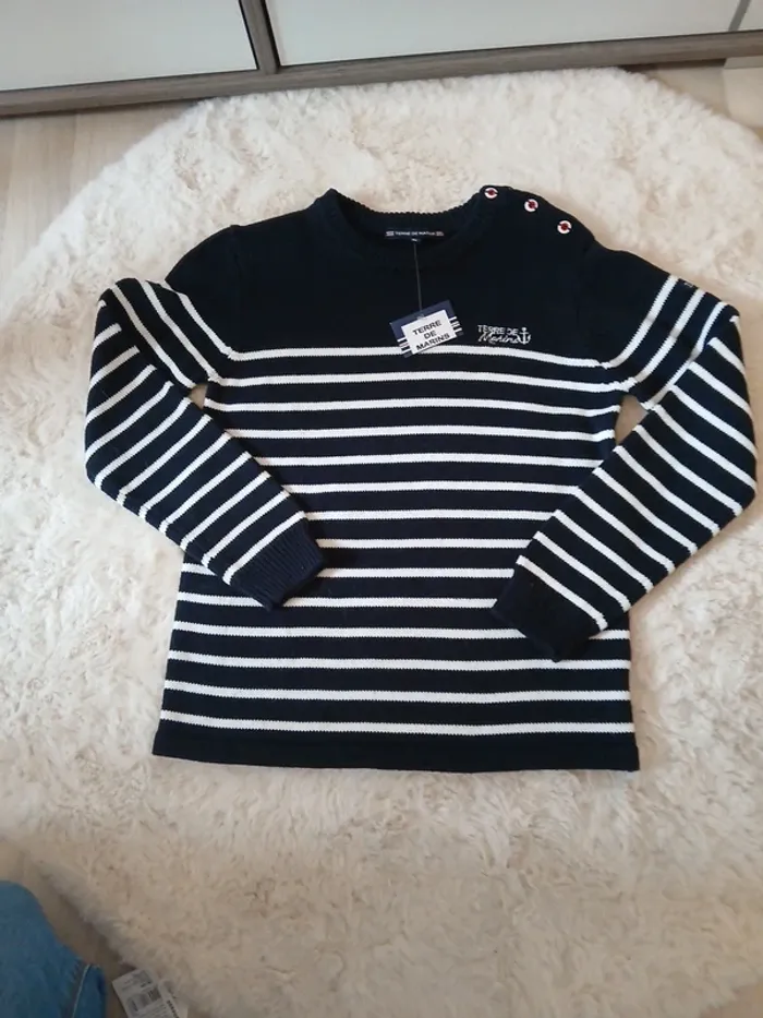 pull garçon 8 ans terre de marins
