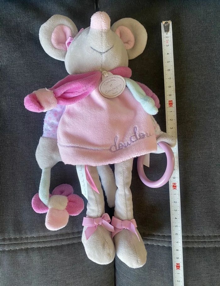 Peluche Doudou et Compagnie souris - photo numéro 5