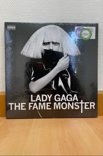 Lady gaga the fame Monster triple album vinyle vert et argent