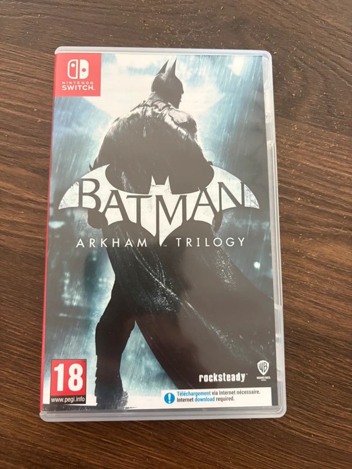Batman Arkham Trilogy – Switch – VF – Très bon état