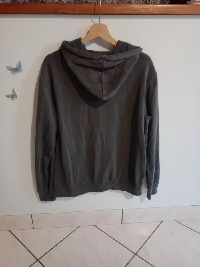 Gilet sweat homme gris c87 - photo numéro 6