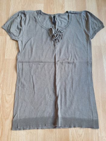 tee shirt/pull kaki nafnaf