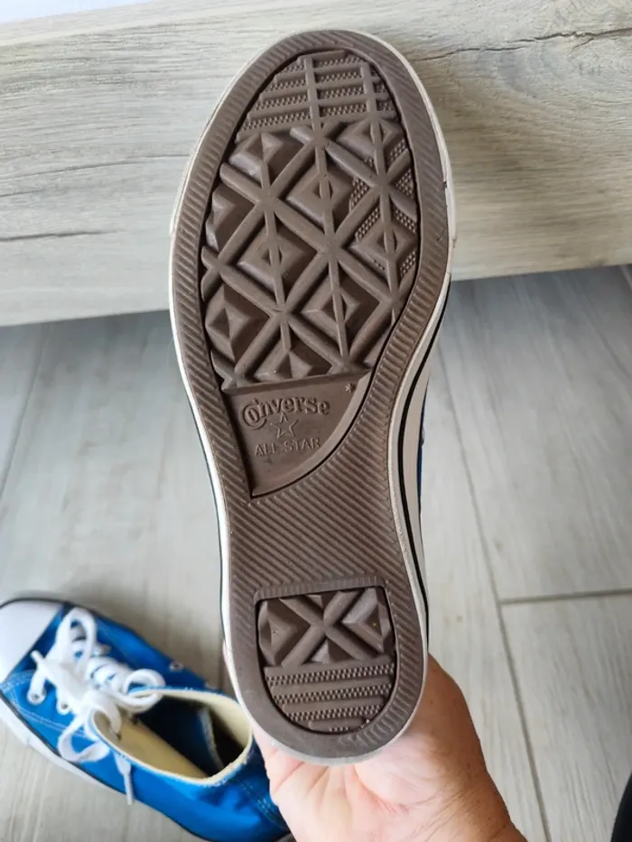 Converse hautes bleu électrique - photo numéro 8