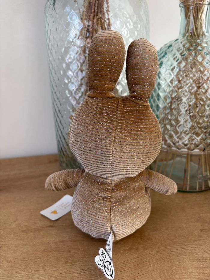 Lapin miffy glamour champagne 23 cm - photo numéro 4