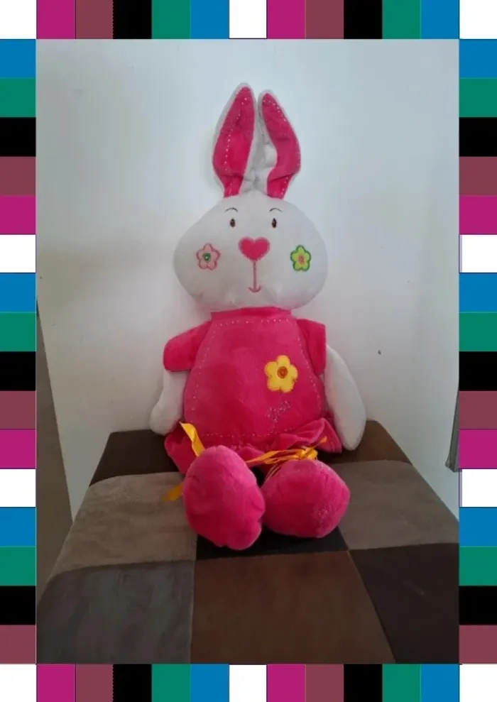 Peluche lapine 60cm