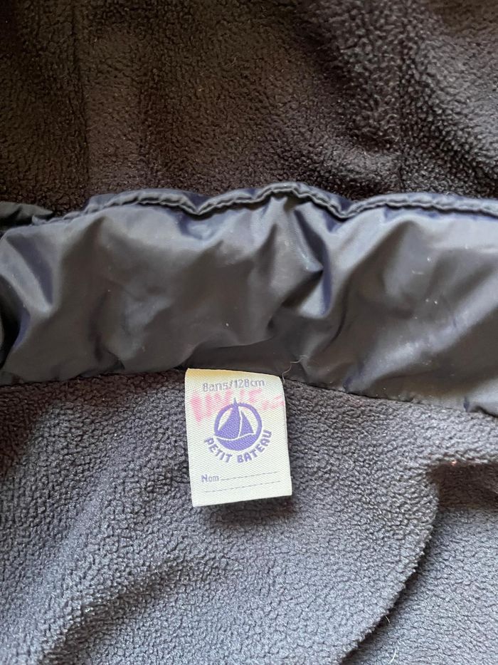 Doudoune marine Petit Bateau 8 ans - photo numéro 8