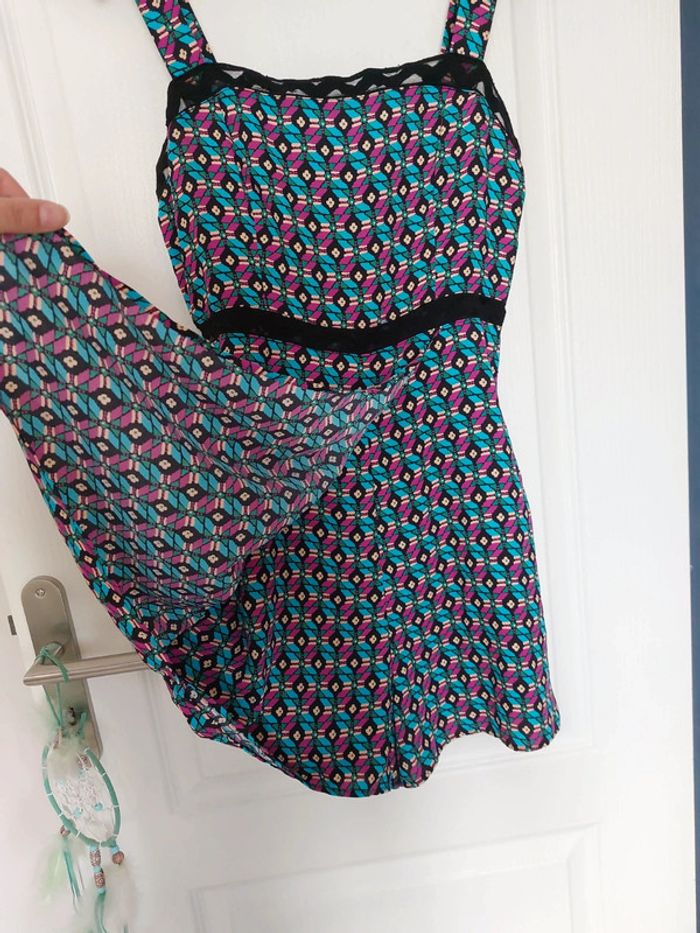 Combinaison short effet jupe colorée - photo numéro 3