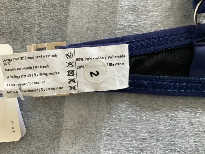 Haut maillot bleu Simone Pérèle neuf - photo numéro 9