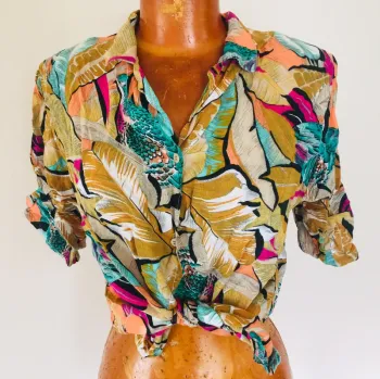 Chemise multicolore vintage