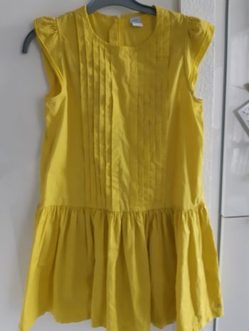 Robe petit bateau jaune/vert