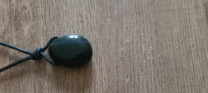 Collier pierre obsidienne - Créateur français - photo numéro 2