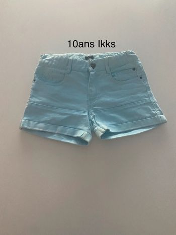 Short bleu clair Ikks 10ans