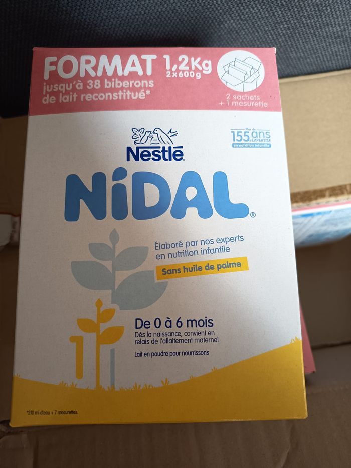 9 boites lait bébé 1er âge NIDAL - photo numéro 4