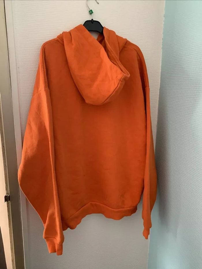 Haut Pull Sweat À Capuche Orange Pimkie TS - photo numéro 5