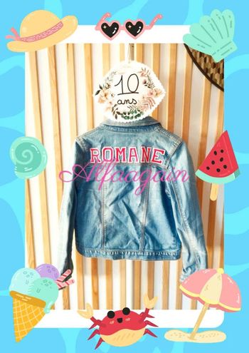 Veste en jean okaidi ROMANE 10ans