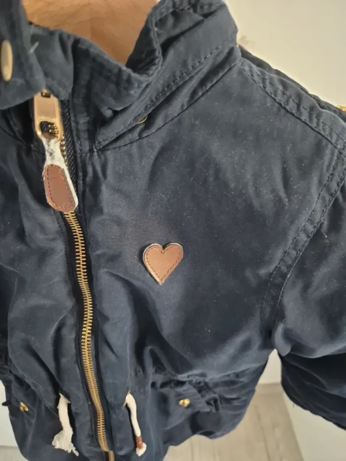 Veste chaude à capuche taille 3-4 ans H&M - photo numéro 3