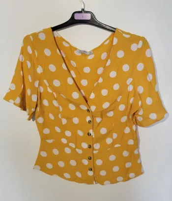 Blouse avec bouton
