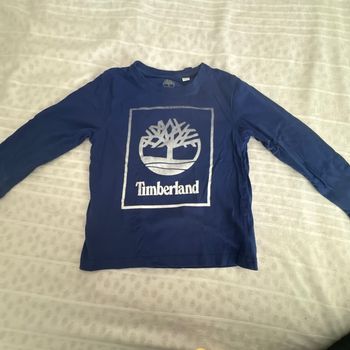 T-shirt manches longues timberland bleu