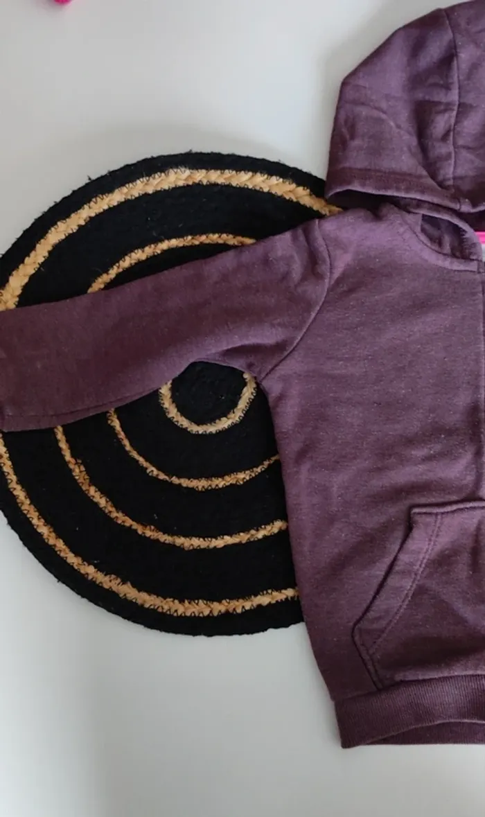 Ensemble survêtement jogging veste à capuche bébé fille mi saison printemps automne hiver - photo numéro 6