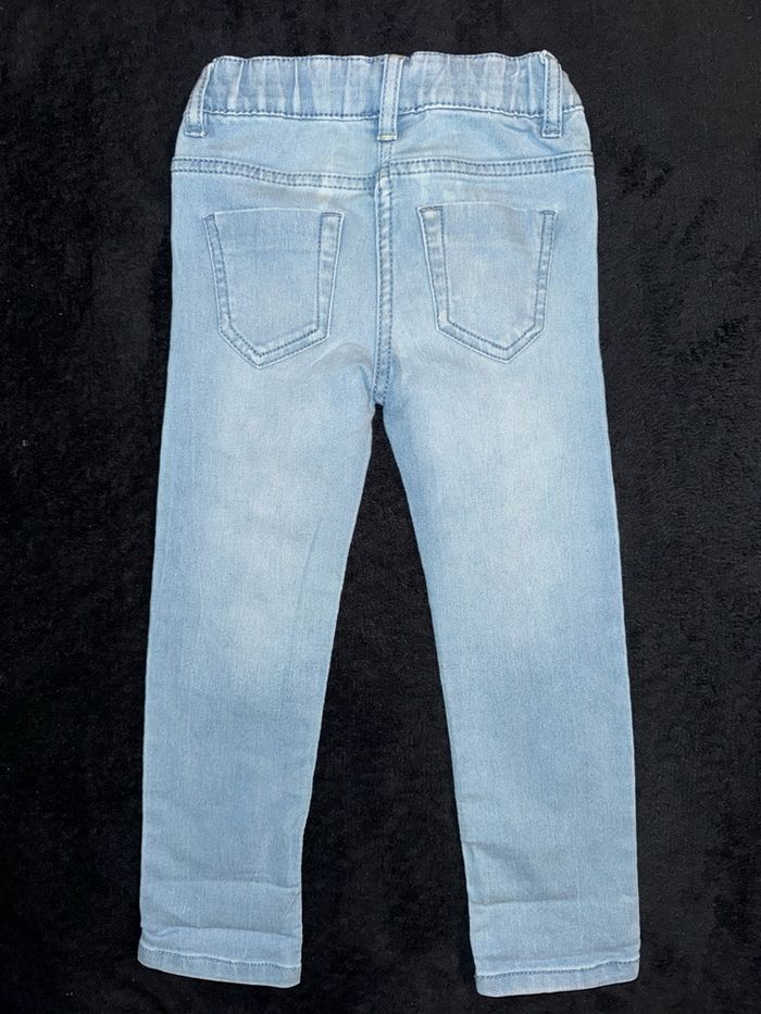 Lot 2 jeans réglable à la taille Fille 3 ans / 98cm - photo numéro 4