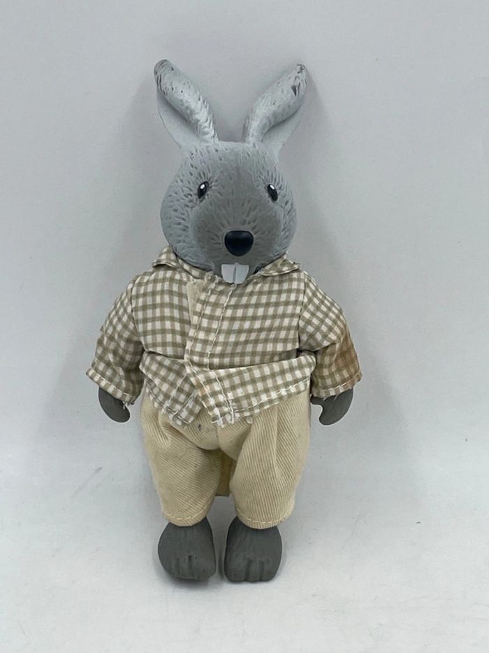 Figurine copains de la forêt Berchet le papa famille lapins 15 cm