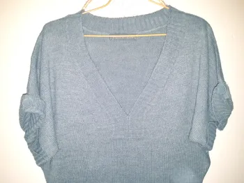 Pull manche courte col en V T.38/40 - Cache cache