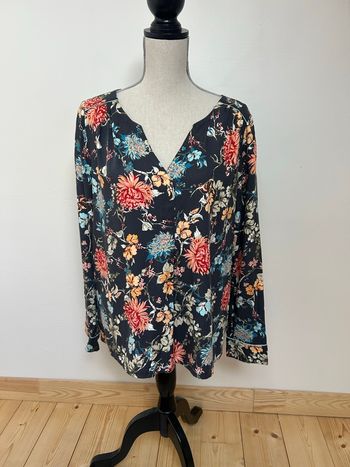 Blouse manches longues fleurie Jacqueline Riu - taille 42