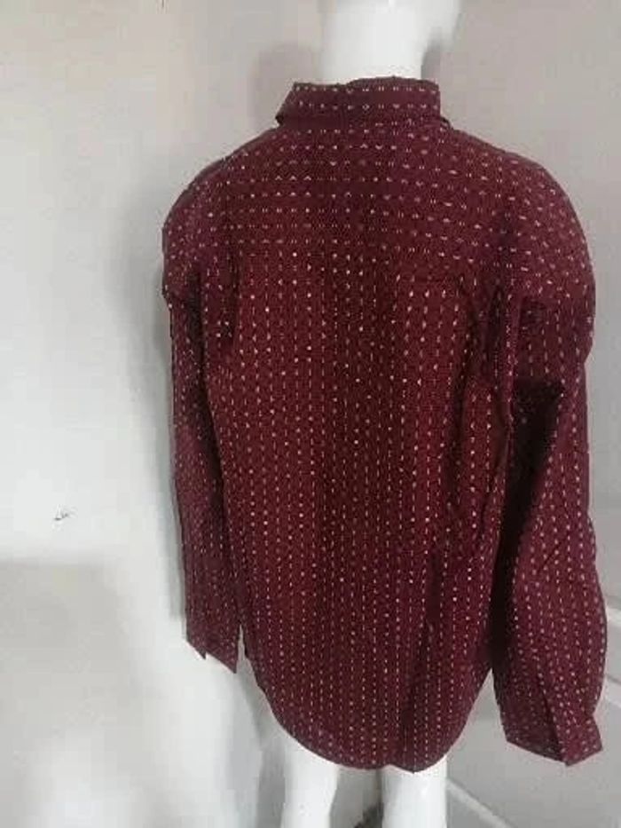 Autre chemise Atlas for Men bordeaux taille L - photo numéro 3