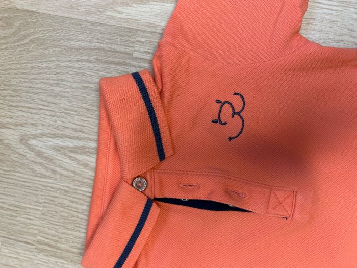 Polo orange bébé garçon Noukie's taille 6 mois - photo numéro 2