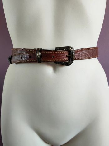 Ceinture vintage en cuir