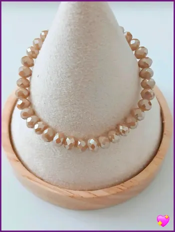Bracelet en perles de verre tendance coloré