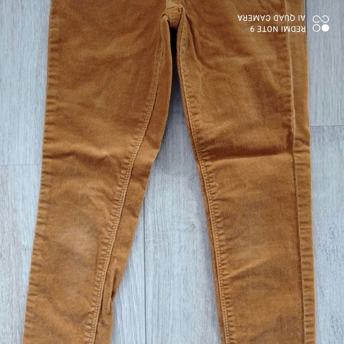 Pantalon velours ocre 7ans - photo numéro 3
