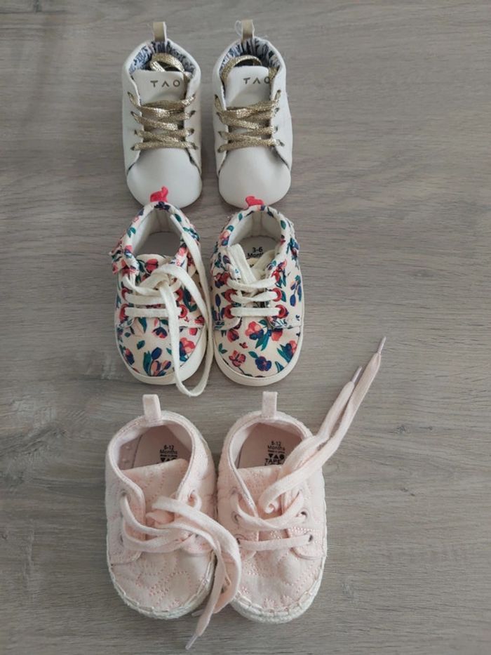 Lot chaussures 1er âge bébé