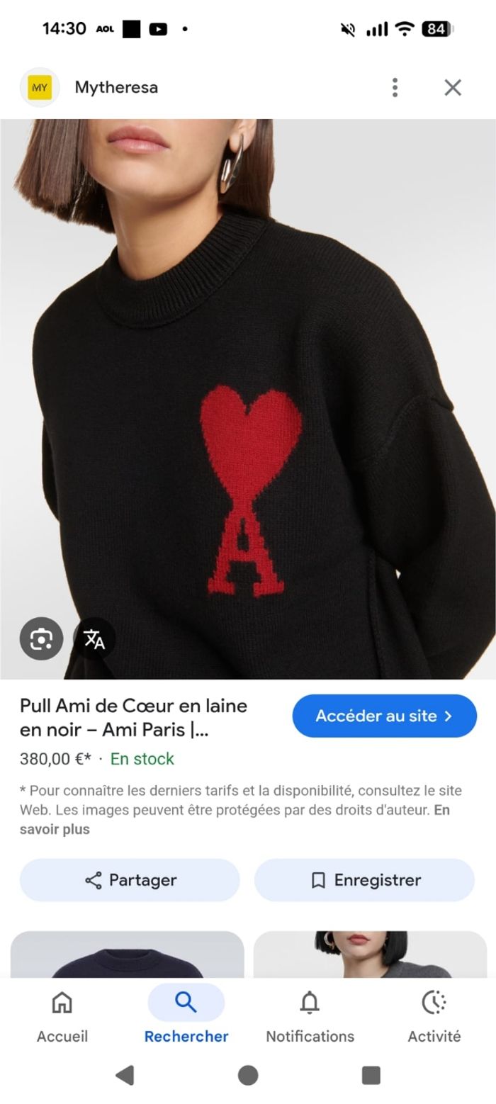 Pull Ami neuf taille M - photo numéro 3
