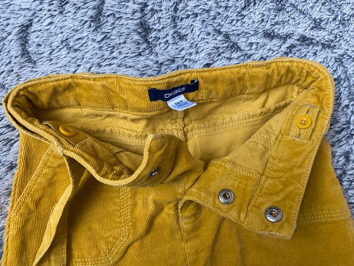 Jupe en velours jaune - taille 3 ans (taille grand) - photo numéro 2
