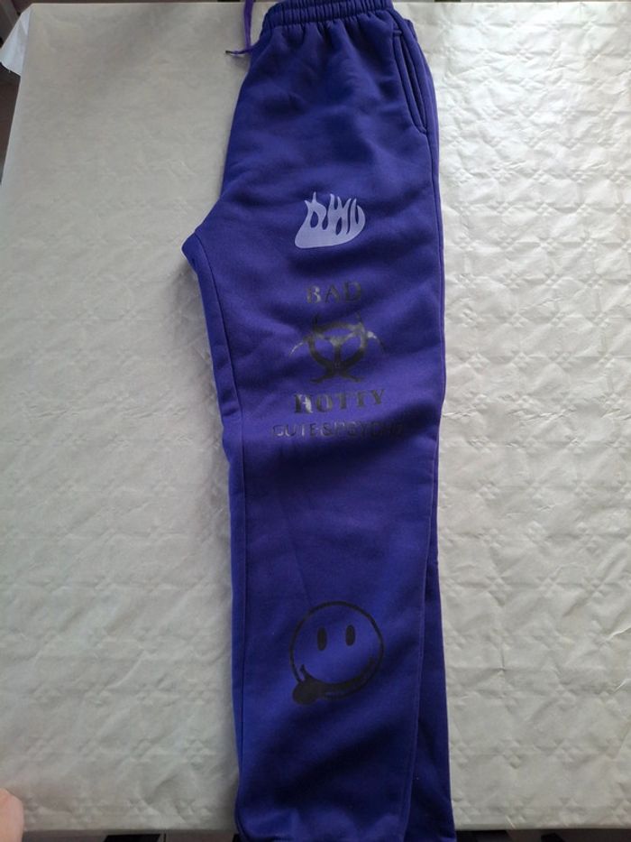 💜Ensemble top et pantalon violet - taille M💜 - photo numéro 6