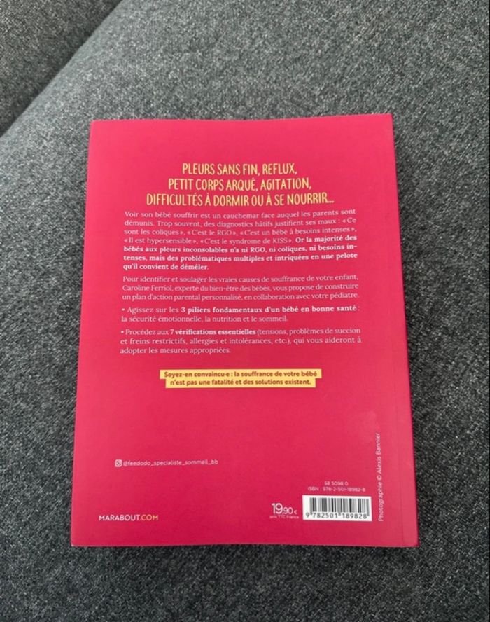 Livre mon BÉBÉ pleure beaucoup