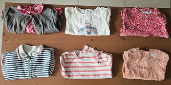 Lot manches longues 12 mois