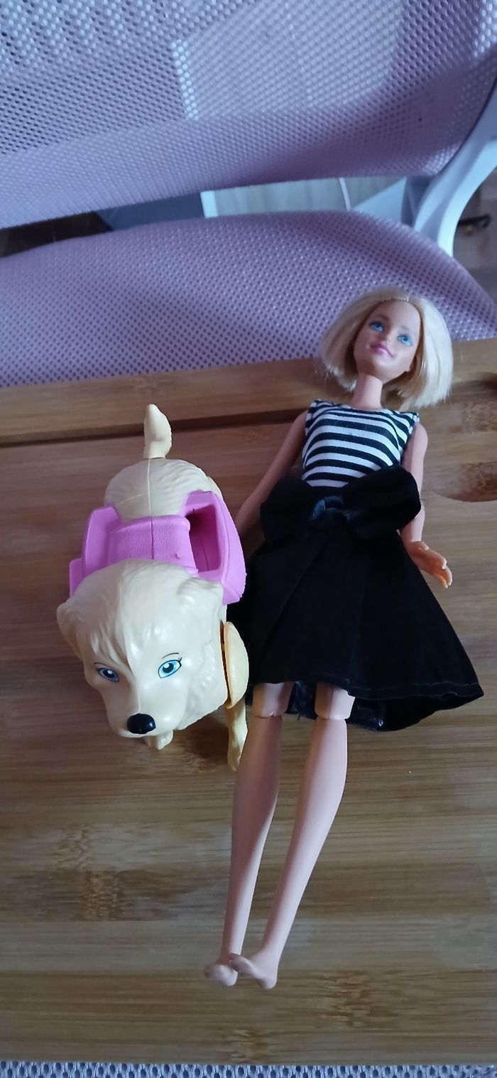Barbie et son chien qui marche - photo numéro 4