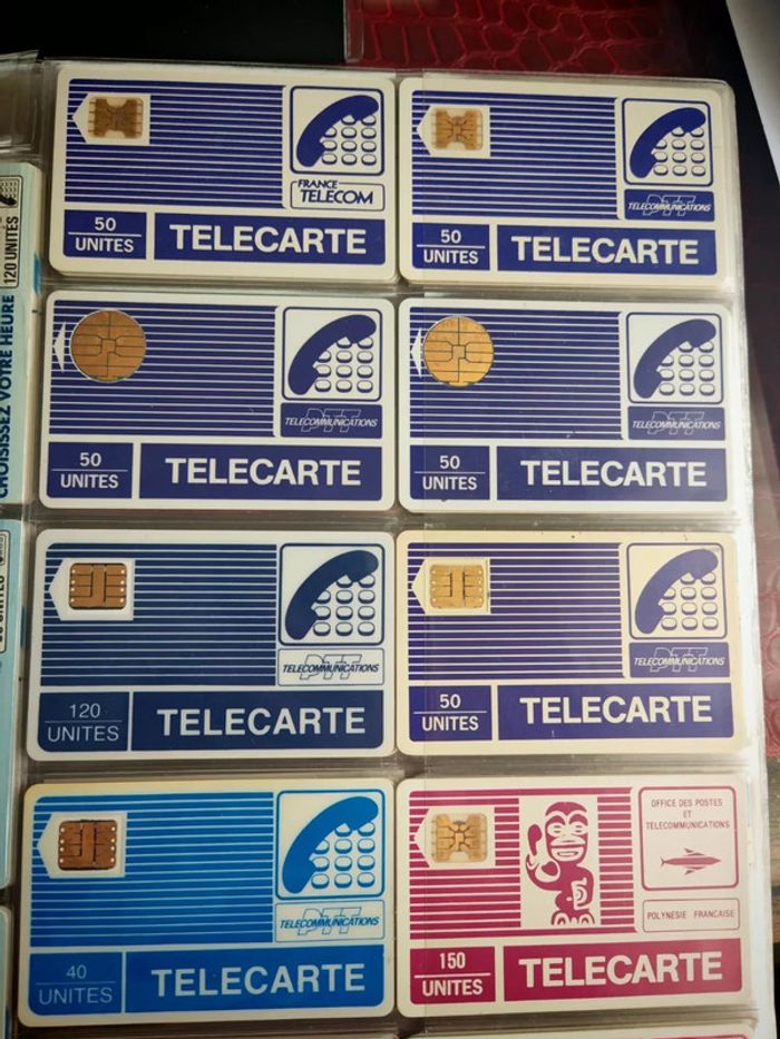 Rare Lot 8 télécartes France Pyjama années 80's phonecards