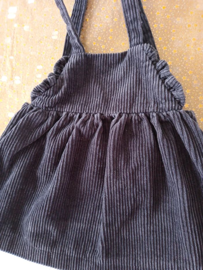 Robe gris foncé hiver bretelles 3 mois kiabi - photo numéro 2