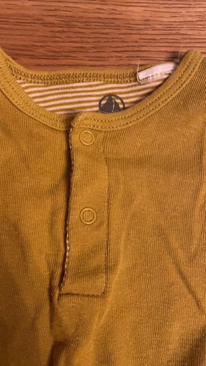 Barboteuse moutarde petit bateau - photo numéro 2