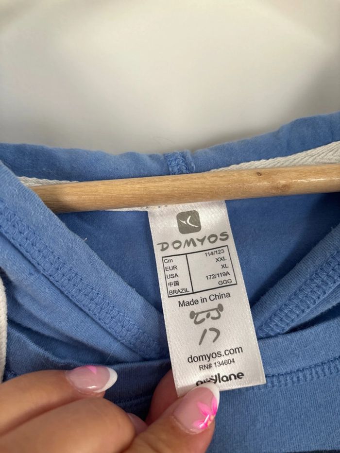 Sweat bleu domyos taille XXL - photo numéro 3