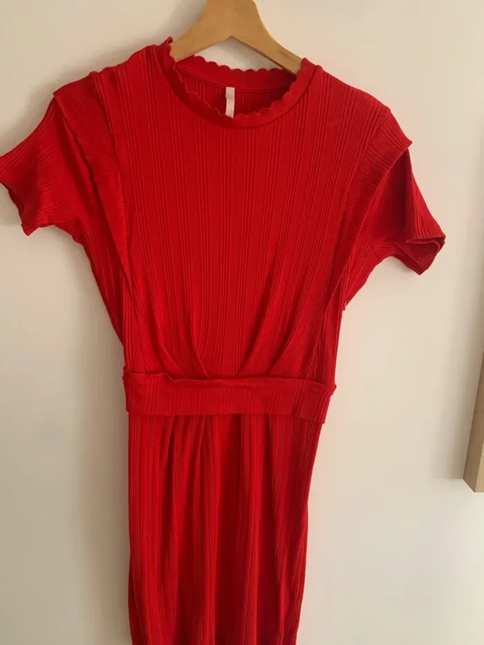 Robe rouge été icode 34