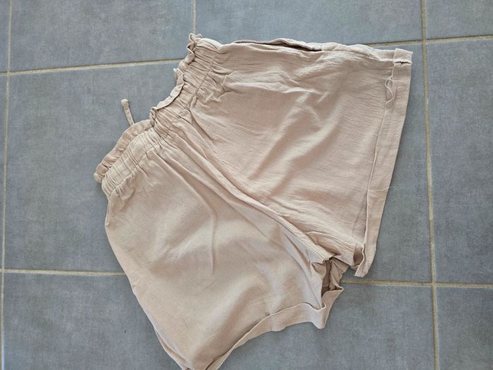 Short beige taille haute - photo numéro 3