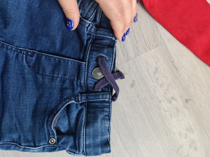 Ensemble jean slim Vertbaudet et pull Spiderman  C&A Taille 3 ans + chaussettes - photo numéro 4