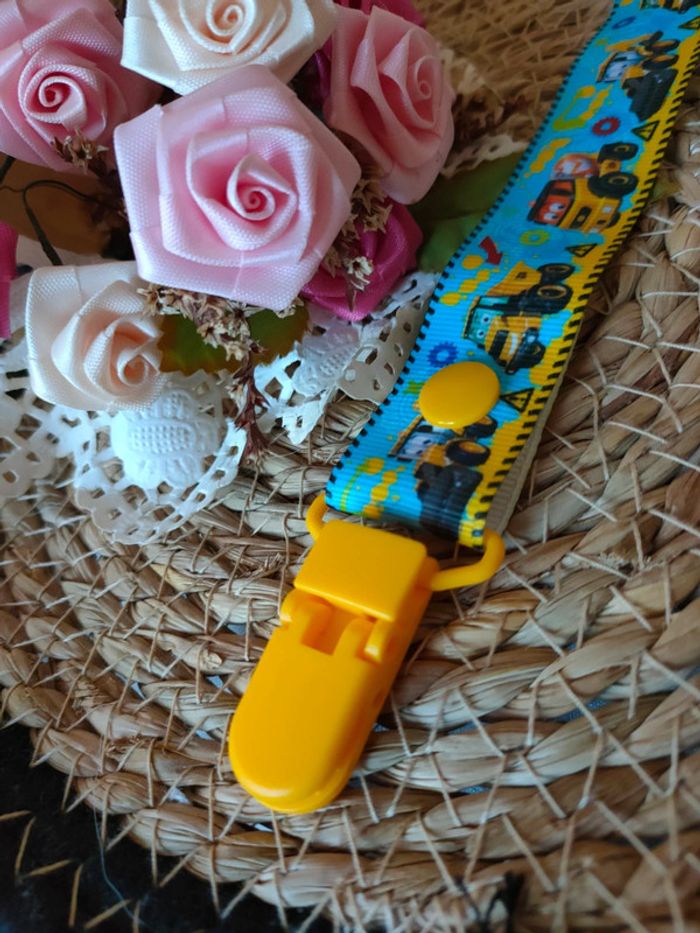 🌿Attache tétine motif TP🌿 - photo numéro 3