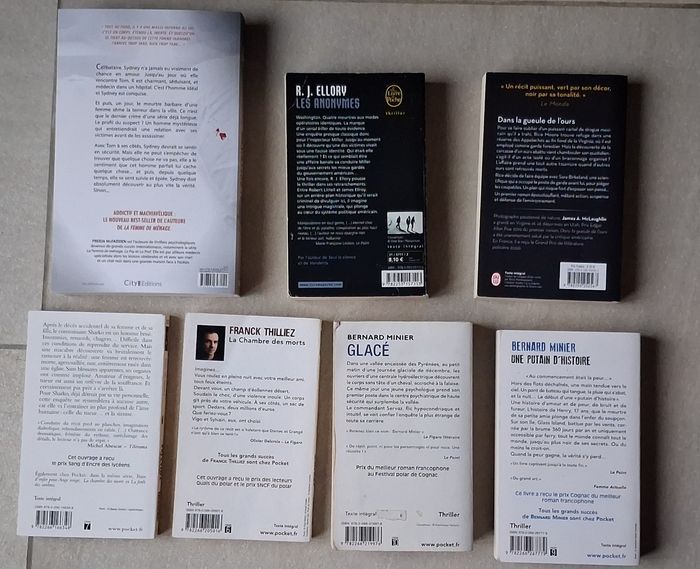 Lot de 7 Thrillers dont Le Boyfriend de Freida McFadden - photo numéro 2